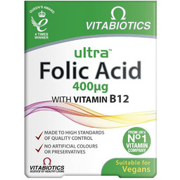 Ultra Folic Acid 400 g suplement diety 60