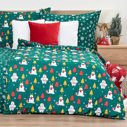 4Home Pościel bawełniana Polar Bear, 140 x 200