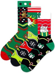 ZOOKSY Zestaw skarpet świątecznych UGLY SOCKS by 3