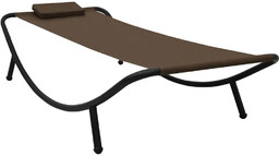 Elior Brązowa leżanka do ogrodu, na taras Z8-T86