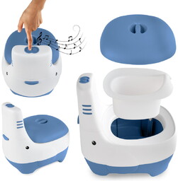 Nocnik interaktywny grający Fino Blue niebieski