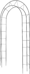 Pergola ogrodowa na kwiaty 273 cm, czarna