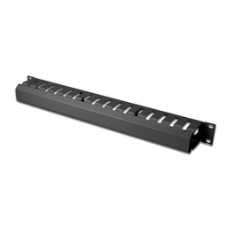 Digitus Organizer kablowy, dukt 19'' 1U, W/40xG/70, czarny