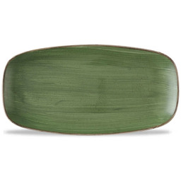 Talerz prostokątny 300x150 mm Stonecast Sorrel Green Churchill
