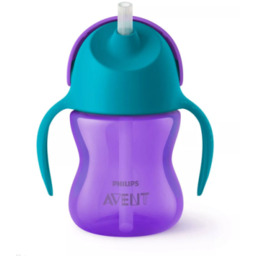 AVENT Kubek ze słomką 200ml 796/02 9m+ fiolet