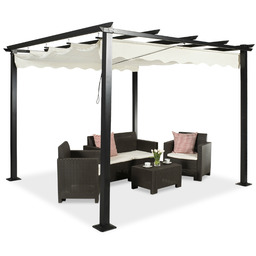 Pergola tarasowa wolnostojąca Teneryfa 3 x 3m kremowa