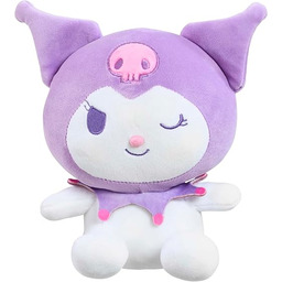 Hello Kitty Kuromi Plush, 16 cm Purple Soft