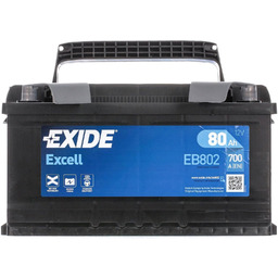 EXIDE EB802 Akumulator Pojemność akumulatora: 80Ah