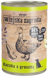Wiejska Zagroda Kaczka z gruszką 800g dla psa