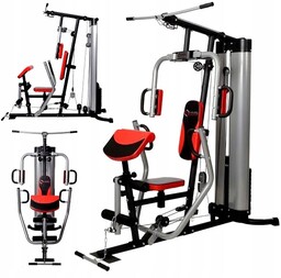 Atlas Treningowy Wielofunkcyjny Domowa Siłownia Stos 68kg Potężny