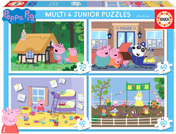 Educa, puzzle, Świnka Peppa, 20/40/60/80 el.