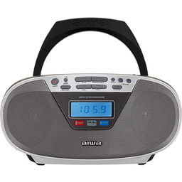 Boombox AIWA BBTU-400SL CD/FM RDS/USB/BT Srebrny