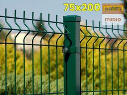 Panele ogrodzeniowe 250cm/103cm/4mm - 75x200mm - antracyt ,