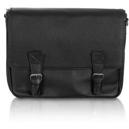 Torba męska Tizano TM14 czarna skóra naturalna