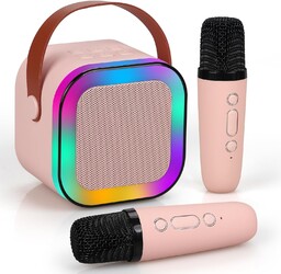Extralink Kids Mini Karaoke Led Speaker 2x Mic