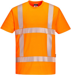 PORTWEST R413 T-SHIRT OSTRZEGAWCZY RWS ; POMARAŃCZOWY
