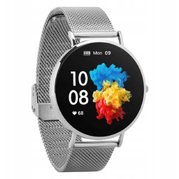 Smartwatch Garett Verona Srebrny stalowy