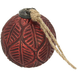 Bombka Vintage Crimson 10 cm red, 10x10 cm