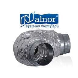 Tłumik elastyczny akustyczny 125mm z izolacją 25mm (1000mm)