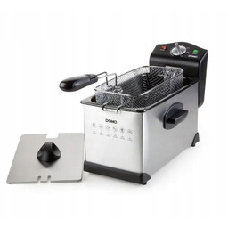 Frytkownica tradycyjna olejowa Domo DO514FR 2000W 3L Srebrna