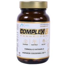 AX MED Kompleks witamin Complex B+ (60 kapsułek)