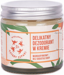 Mydlarnia Cztery Szpaki - Delikatny dezodorant w kremie