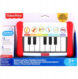 PIANINKO DOTYKOWE FISHER PRICE MUZYCZNE KLAWISZE