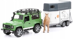 02592 Bruder Pojazd Land Rover Z Przyczepą