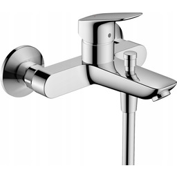Bateria Wannowa Prysznicowa Ścienna Natynkowa Chrom Hansgrohe Logis
