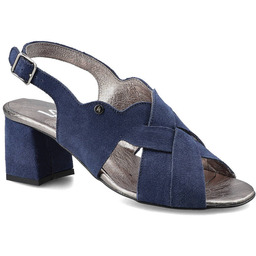 Lamanti Granatowe Sandały Modne Buty Letnie