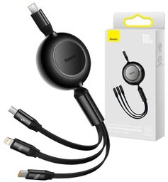 Baseus Bright Mirror 2 zwijany kabel 3w1 SB