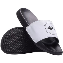 Klapki damskie na basen 4F 4FWSS26FSLIF096-10S Biały 36