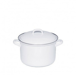 RIESS - Garnek wysoki z pokrywą 1l 14cm