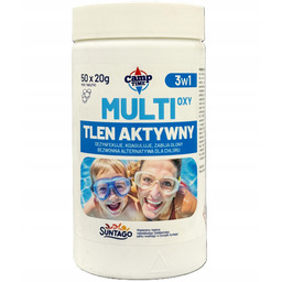 Aktywny Tlen Multi tabletki do dezynfekcji basenowej 50x20g