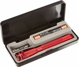 MagLite Męska latarka LED AA, czerwona