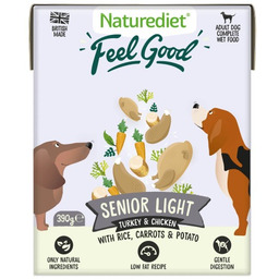 Naturediet Senior Lite Świeżo Przygotowany Indyk i Kurczak