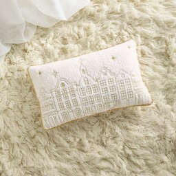 POSZEWKA ŚWIĄTECZNA SNOWY - BIAŁA 30x50