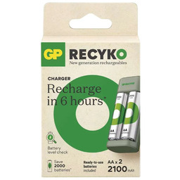 Ładowarka GP E221+2 x R6 2100 Recyko Eco