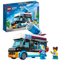 LEGO 60384 City Pingwinia Furgonetka ze Slushem, Zestaw