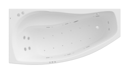 Roca Nicole wanna 160x80cm lewa z hydromasażem Smart