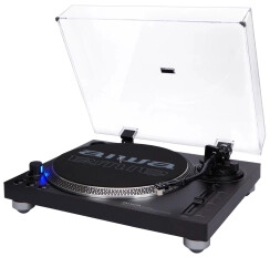 Aiwa APX-1200BT/BK Manualny Napęd paskowy Przedwzmacniacz Bluetooth Czarny