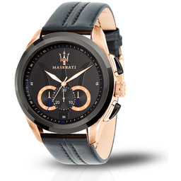 Zegarek MASERATI R8871612027. Kwarcowy, Kolor czarny. Mężczyzna.