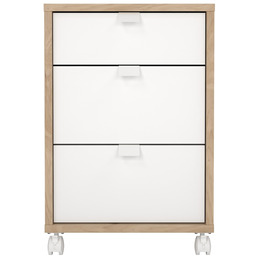 Kontenerek pod biurko jackson hickory / biały mat