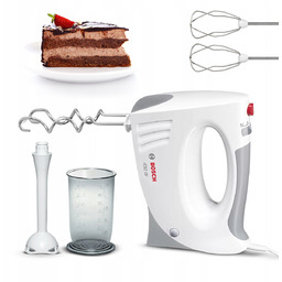 Mikser Ręczny MFQ3540 Bosch Turbo 450W Biały