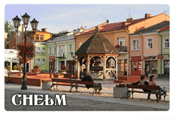 Magnes na lodówkę z efektem 3D Chełm rynek