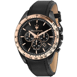 Zegarek MASERATI R8871612038. Kwarcowy, Kolor brązowy. Mężczyzna.