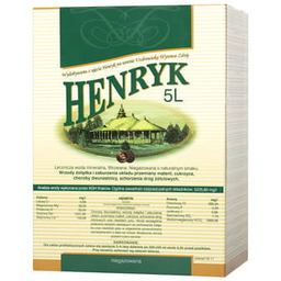Woda Lecznicza Henryk Niegazowana 5L