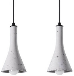 Sollux Podwójna stożkowa wisząca lampa Rea SL.1224 trójkątna