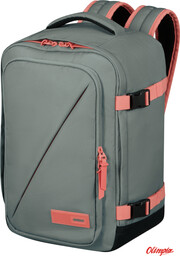American Tourister Plecak kabinowy Take2Cabin S - Sage/Coral