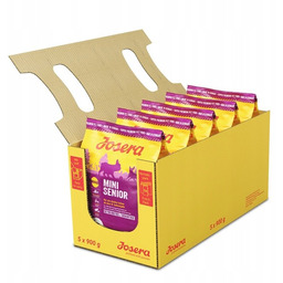 JOSERA Mini Senior bezzbożowa dla psów 5x900g